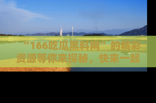 “166吃瓜黑料网”的精彩资源等你来探秘,快来一起吃瓜吧!
