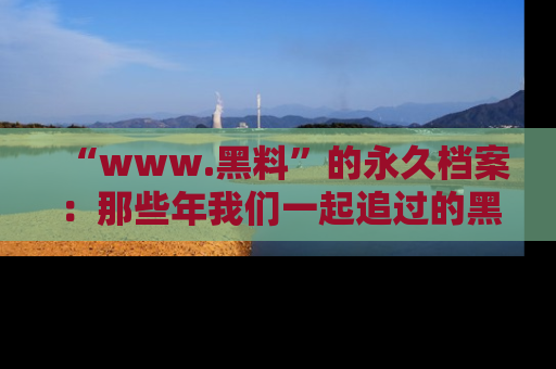 “www.黑料”的永久档案：那些年我们一起追过的黑料真相